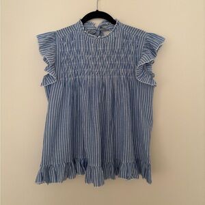 Pastel smocked top
